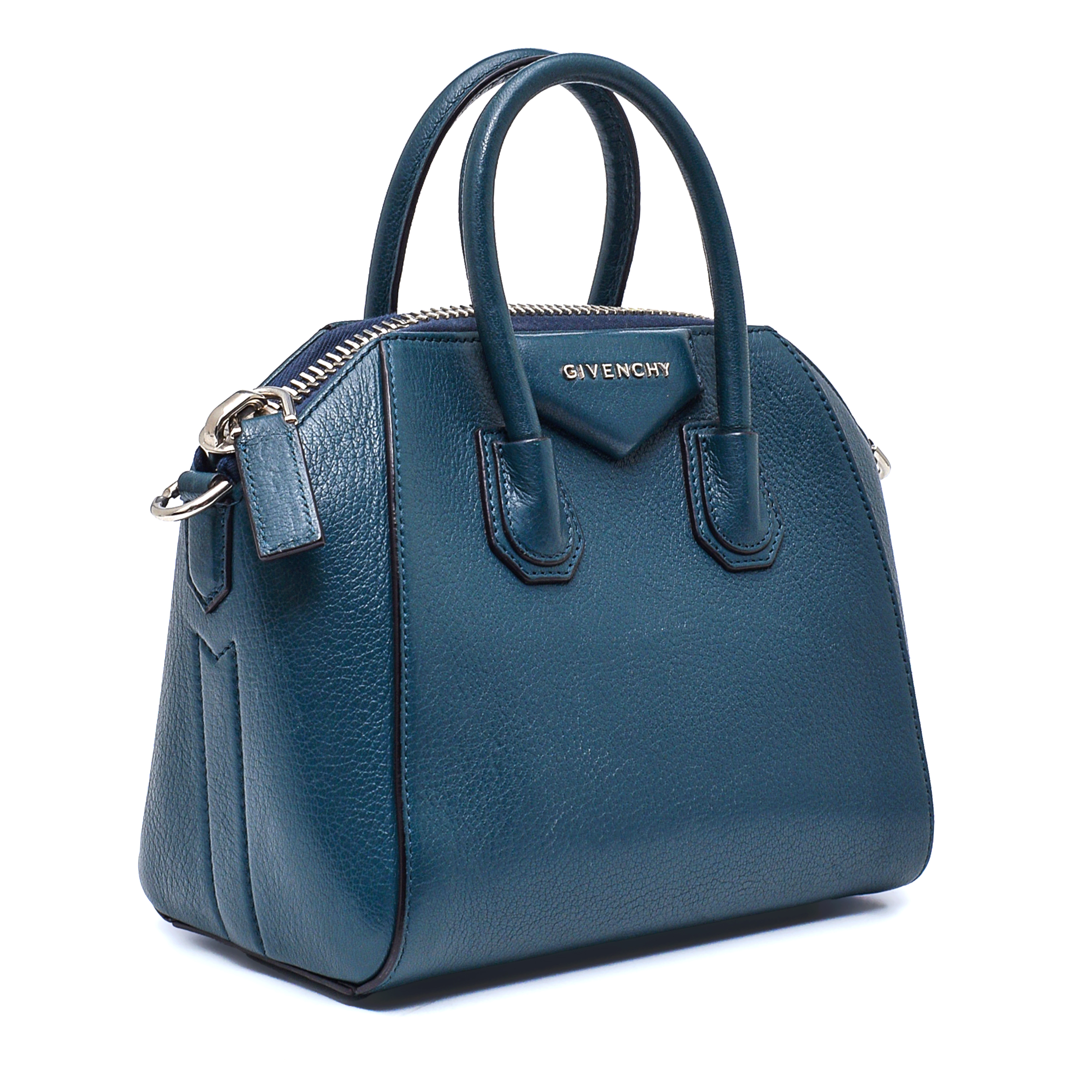 Givenchy - Colvert Blue Leather Antigona Nano Bag